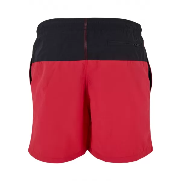  Shorts URBAN CLASSICS TB1026 SCHWARZ/ROT 