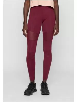 Leggings für Damen URBAN CLASSICS PP1174 SCHWARZ/PORT