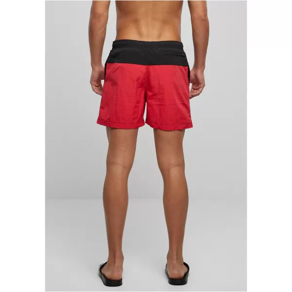  Shorts URBAN CLASSICS TB1026 SCHWARZ/ROT 