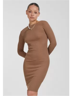 Kleid URBAN CLASSICS TB1340 DUNKLER KHAKI
