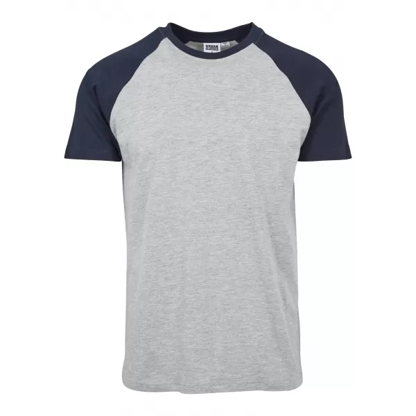  Hemd URBAN CLASSICS TB639 GRAU/MARINE 