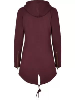 Damen Sweatshirt URBAN CLASSICS TB1075 ROTWEIN
