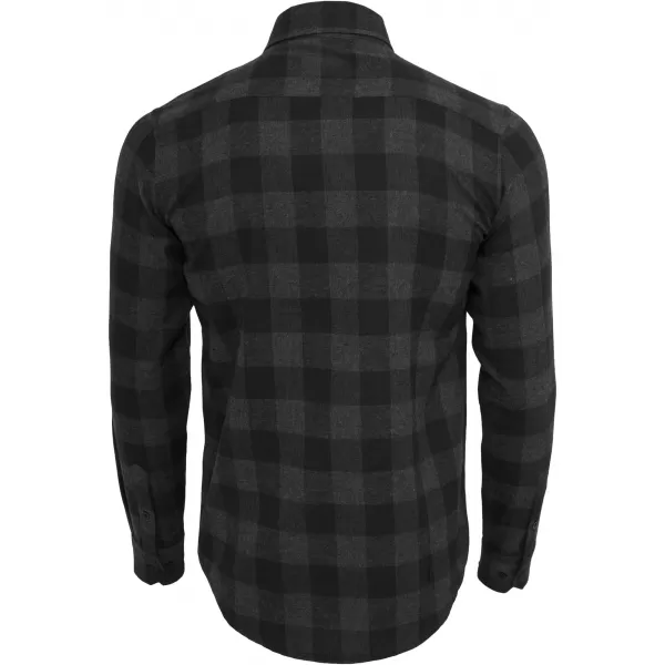  Hemd URBAN CLASSICS TB297 SCHWARZ/HOLZKOHLE 