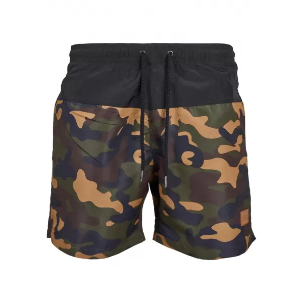  Shorts URBAN CLASSICS TB1026 SCHWARZ/HOLZ CAMO 