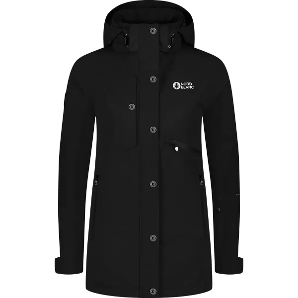  Damen-Skijacke NORDBLANC SLEDDING NBWJL8127 SCHWARZ 