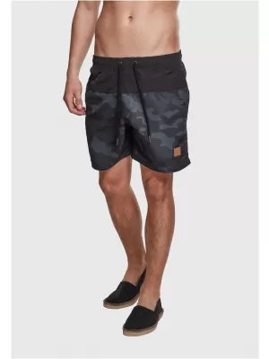 Shorts URBAN CLASSICS TB1026 SCHWARZ/DUNKLER CAMO