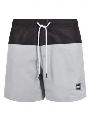 Shorts URBAN CLASSICS TB1026 LICHT ASPHALT/SCHWARZ