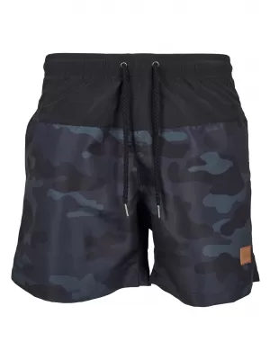 Shorts URBAN CLASSICS TB1026 SCHWARZ/DUNKLER CAMO