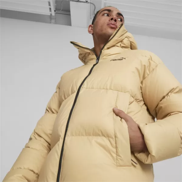  Herrenjacke PUMA HOODED ULTRA DOWN PUFFER JACKET BEIGE 