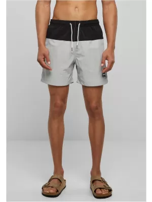 Shorts URBAN CLASSICS TB1026 LICHT ASPHALT/SCHWARZ