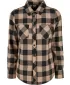 Hemd URBAN CLASSICS TB1280 SCHWARZ/WEICHES TAUPE