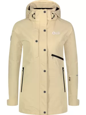 Damen-Skijacke NORDBLANC SLEDDING NBWJL8127 BEIGE