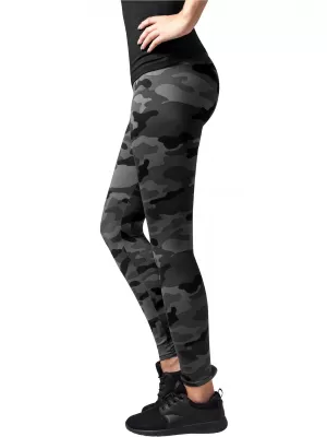 Leggings für Damen URBAN CLASSICS TB1331 DUNKLES TARNMUSTER
