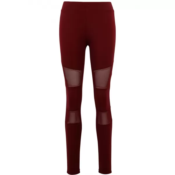  Leggings für Damen URBAN CLASSICS PP1174 SCHWARZ/PORT 