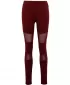 Leggings für Damen URBAN CLASSICS PP1174 SCHWARZ/PORT
