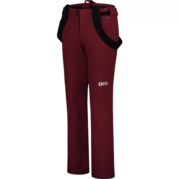  Skihose für Damen NORDBLANC ICEQUEEN NBWP8137 BURGUND 