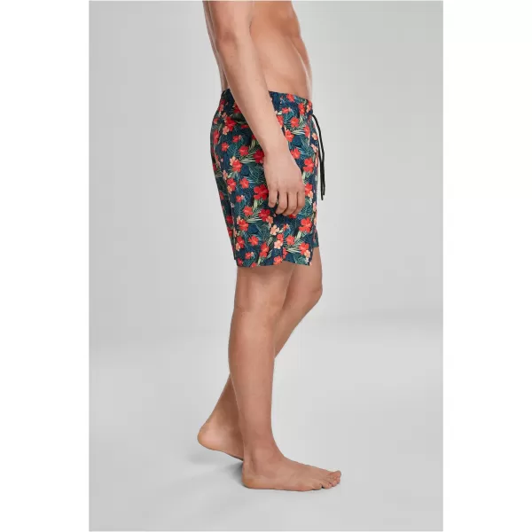  Shorts URBAN CLASSICS TB2679 SCHWARZ/TROPISCH 