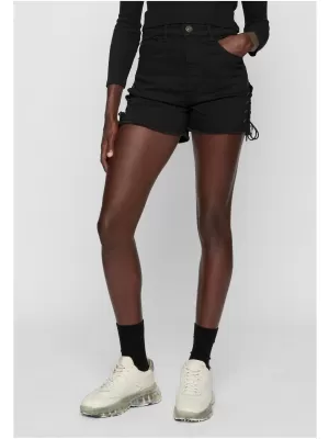 Damenshorts URBAN CLASSICS TB2001 SCHWARZ GEWASCHEN