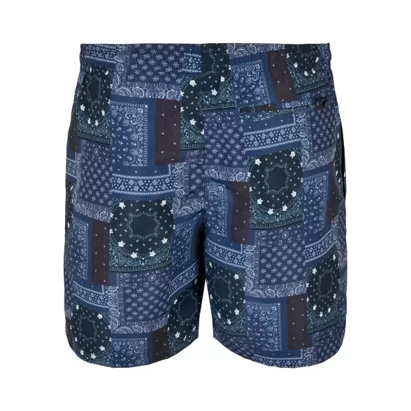  Shorts URBAN CLASSICS TB2679 NAVY BANDANA AOP 