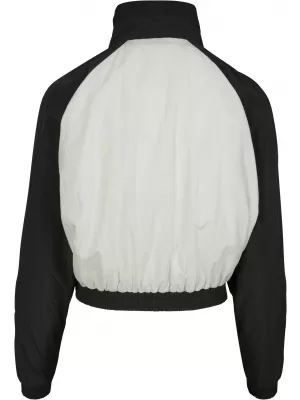 Damenjacke URBAN CLASSICS TB2662 SCHWARZ/WEIß