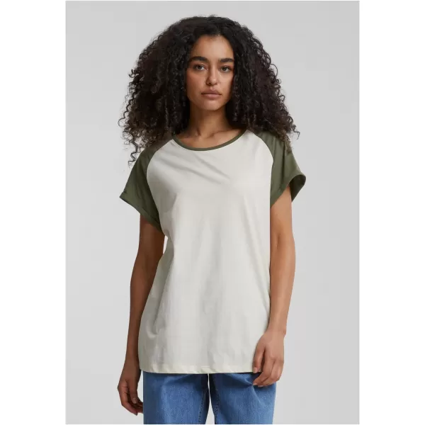  Hemd URBAN CLASSICS TB1913 WEIßER SAND/OLIVE 