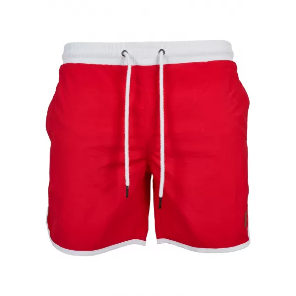  Shorts URBAN CLASSICS TB2050 FEUER ROT/WEIß 