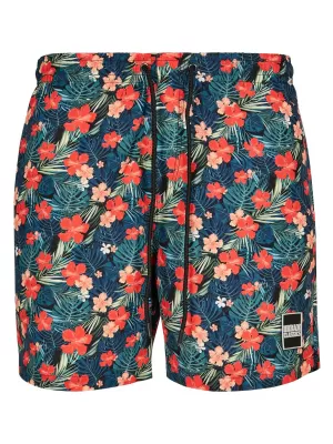 Shorts URBAN CLASSICS TB2679 SCHWARZ/TROPISCH