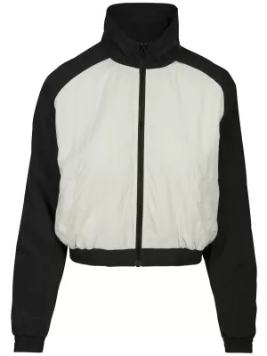 Damenjacke URBAN CLASSICS TB2662 SCHWARZ/WEIß