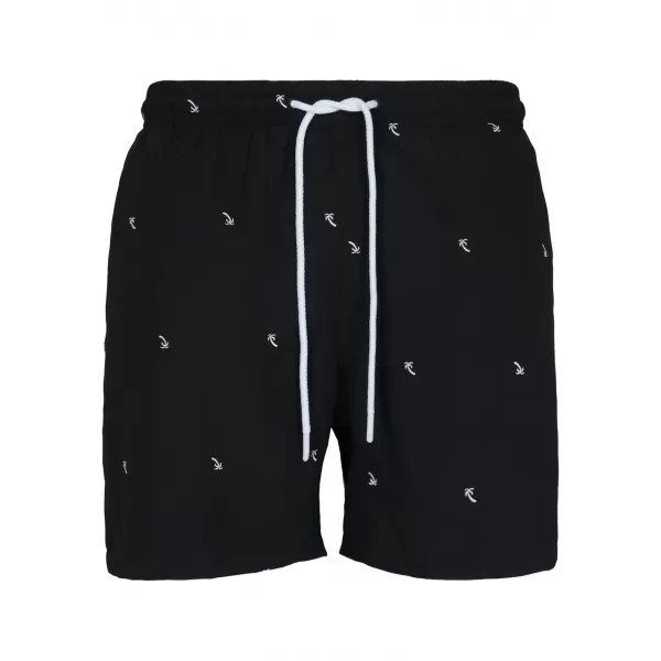  Shorts URBAN CLASSICS TB2680 SCHWARZ/PALME 