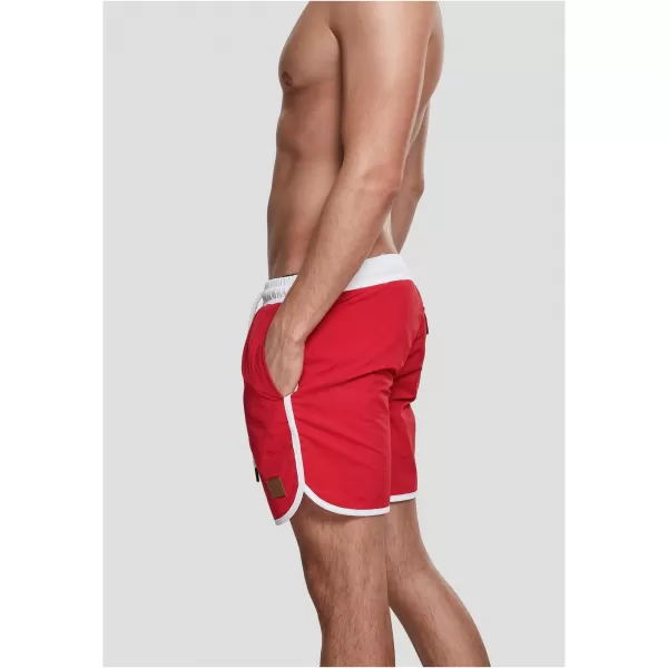  Shorts URBAN CLASSICS TB2050 FEUER ROT/WEIß 
