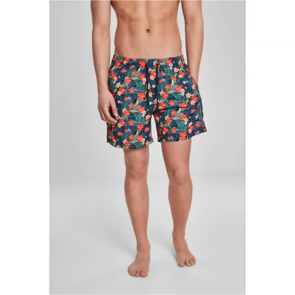  Shorts URBAN CLASSICS TB2679 SCHWARZ/TROPISCH 