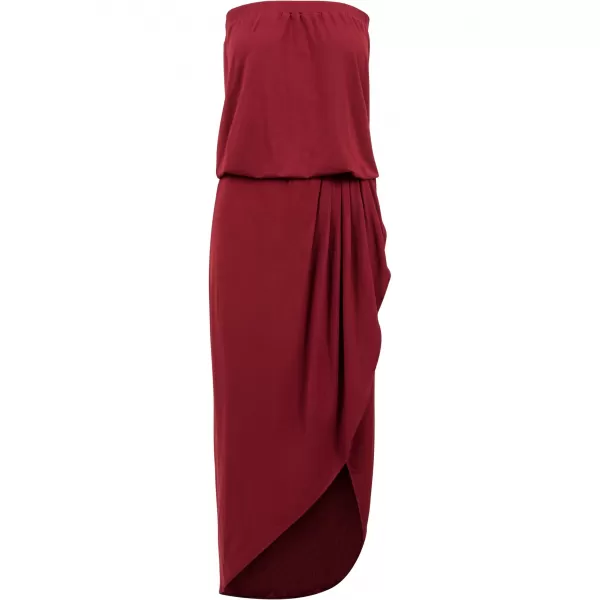  Kleid URBAN CLASSICS TB1508 BURGUND 