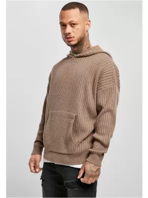 Herren -Sweatshirt URBAN CLASSICS TB4677 DUNKLER KHAKI