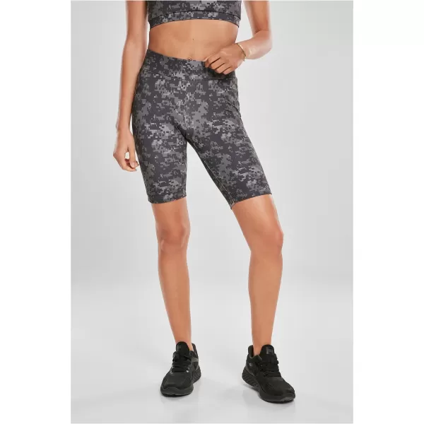  Damenshorts URBAN CLASSICS TB3423 DUNKLE DIGITAL CAMO 