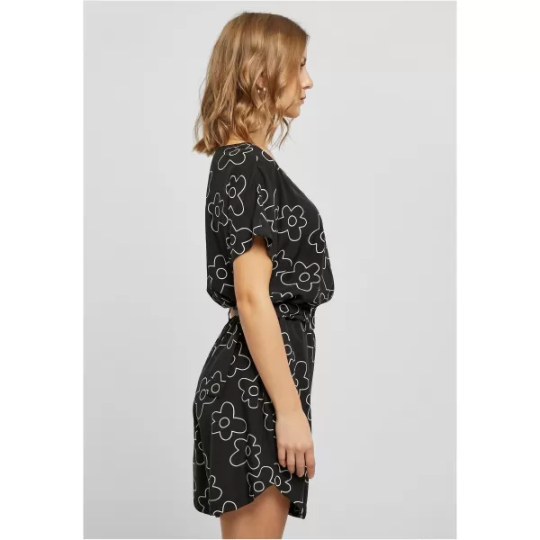  Damen URBAN CLASSICS TB4096 SCHWARZE BLUME 