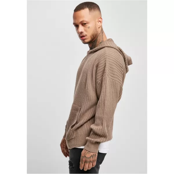  Herren -Sweatshirt URBAN CLASSICS TB4677 DUNKLER KHAKI 