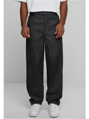 Jeans URBAN CLASSICS TB4461 SCHWARZ SÄURE GEWASCHEN