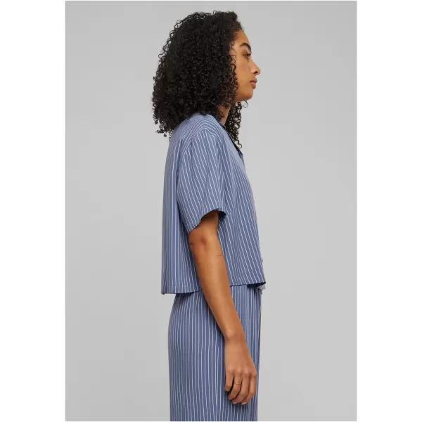  Hemd URBAN CLASSICS TB4365 VINTAGE BLUE PIN STRIPE 