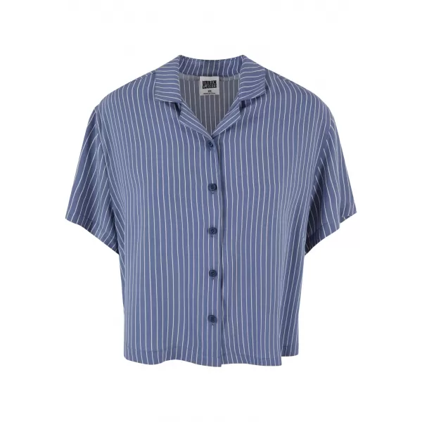  Hemd URBAN CLASSICS TB4365 VINTAGE BLUE PIN STRIPE 
