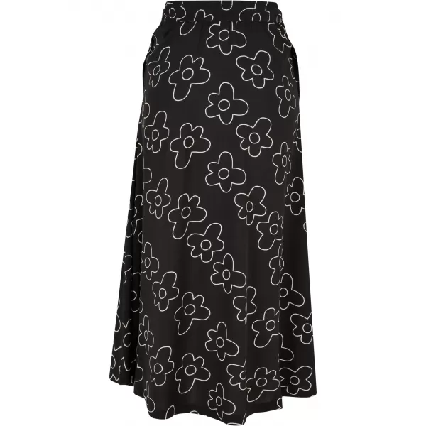  Damenrock URBAN CLASSICS TB4099 SCHWARZE BLUME 