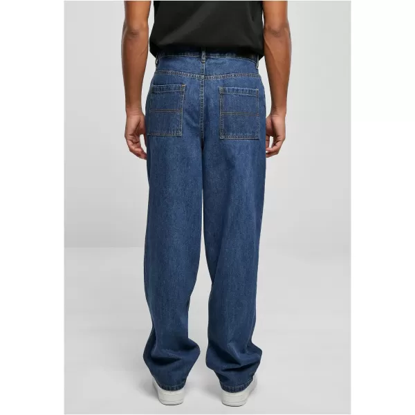  Jeans URBAN CLASSICS TB4461 MID INDIGO GEWASCHEN 