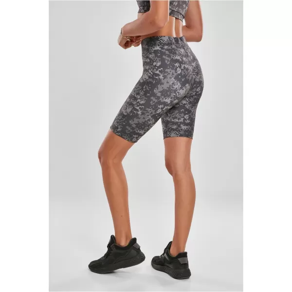  Damenshorts URBAN CLASSICS TB3423 DUNKLE DIGITAL CAMO 