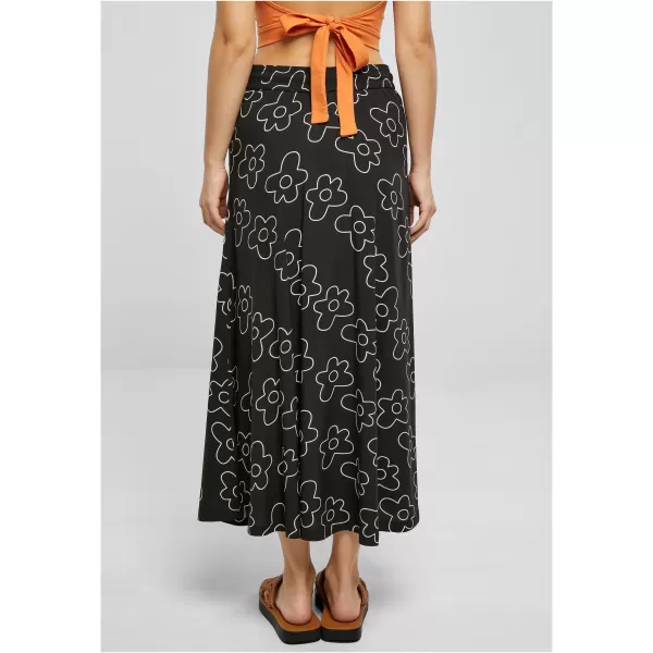  Damenrock URBAN CLASSICS TB4099 SCHWARZE BLUME 