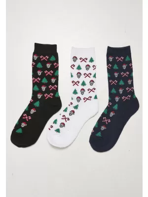 Socken URBAN CLASSICS TB4645 SCHWARZ/MARINE/WEIß