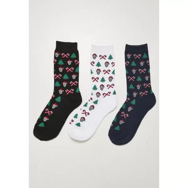  Socken URBAN CLASSICS TB4645 SCHWARZ/MARINE/WEIß 
