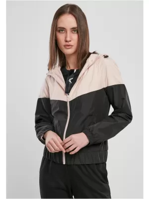 Damenjacke URBAN CLASSICS TB3638 HELLROSA/SCHWARZ