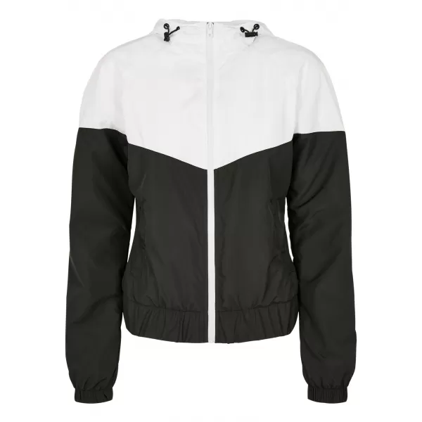  Damenjacke URBAN CLASSICS TB3638 WEIß/SCHWARZ 