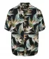 Hemd URBAN CLASSICS TB3506 SCHWARZ/BLÜTE