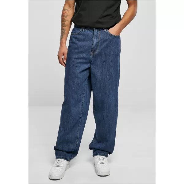  Jeans URBAN CLASSICS TB4461 MID INDIGO GEWASCHEN 