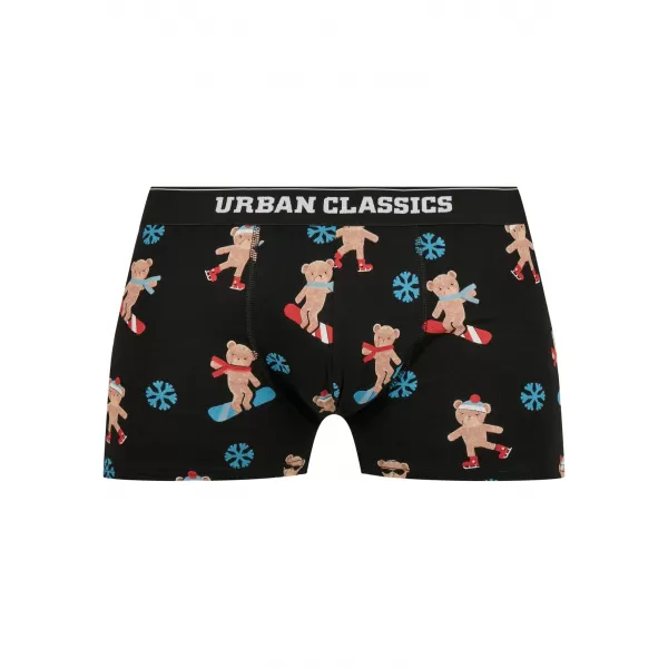  Boxer URBAN CLASSICS TB4503 TEDDY AOP/JASPER/MARINE 